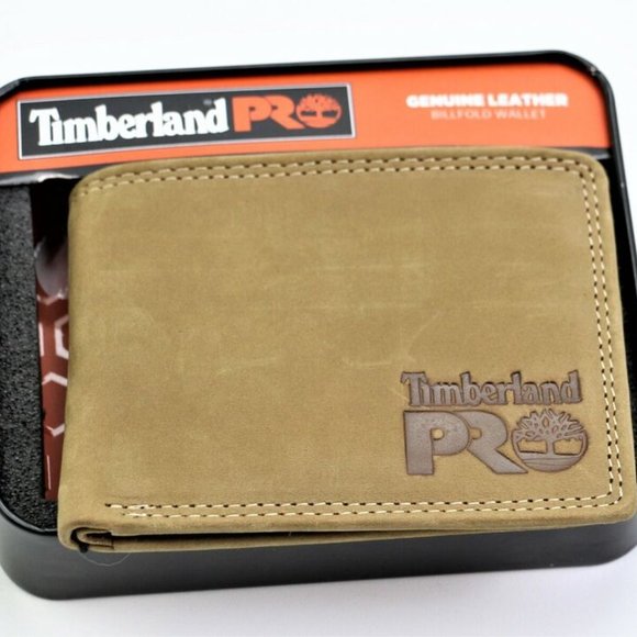 New Timberland Pro Pullman Billfold Wallet Genuine Leather RFID Protection New - Picture 5 of 12